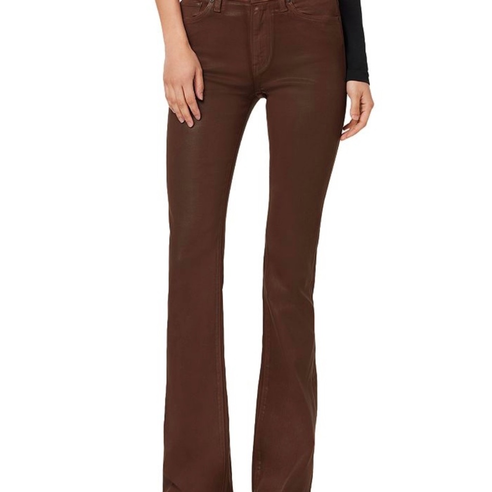 Barbara High Rise Bootcut in Coated Tortoise Hudson Jeans